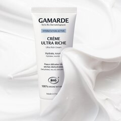 Niisutav näokreem Gamarde Organic Active Moisturizing Ultra Rich Cream, 40ml hind ja info | Näokreemid | kaup24.ee