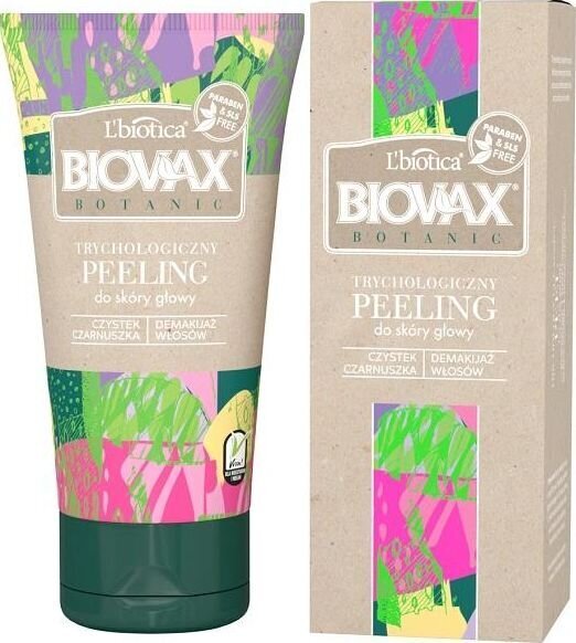 Peanahakoorija Lbiotica Biovax Botanic peeling, 125ml цена и информация | Maskid, õlid, seerumid | kaup24.ee