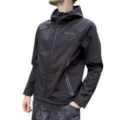 Куртка софтшелл мужская Kutook, черная цена и информация | Мужские куртки | kaup24.ee