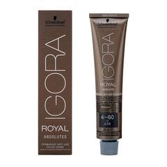 Антивозрастная перманентная краска Igora Royal Absolutes Schwarzkopf Nº 4-60 цена и информация | Краска для волос | kaup24.ee