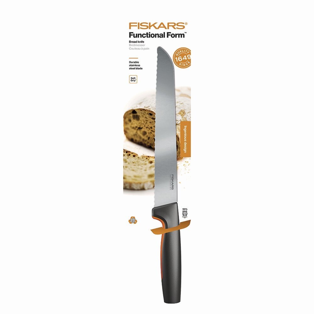 Fiskars leivanuga 21cm hind ja info | Noad ja tarvikud | kaup24.ee