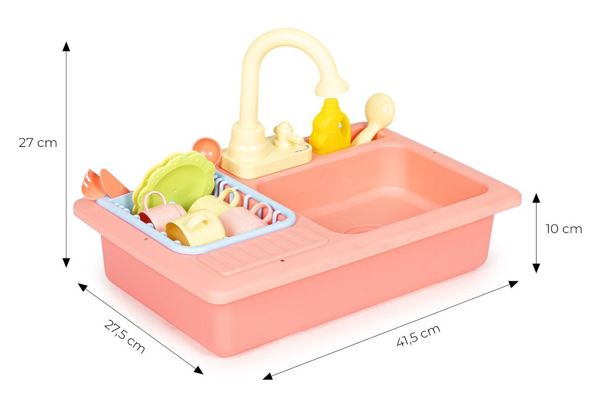 Köögivalamu kraaniga, 12 tk, roosa hind ja info | Tüdrukute mänguasjad | kaup24.ee