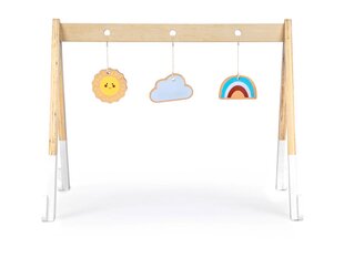 Деревянная вешалка для детских игрушек Ecotoys цена и информация | Игрушки для малышей | kaup24.ee