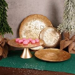 Рождественская плоская стеклянная тарелка, 28 см цена и информация | Посуда, тарелки, обеденные сервизы | kaup24.ee