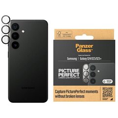 PanzerGlass PicturePerfect iPhone 15 Pro 6.1" | 15 Pro Max 6.7" czarny|black 1137 camera lens цена и информация | Защитные пленки для телефонов | kaup24.ee