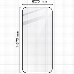 Bizon Glass Edge 2 hind ja info | Ekraani kaitsekiled | kaup24.ee