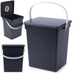 контейнер для хранения, черный - 5,5 л цена и информация | Мусорные баки | kaup24.ee