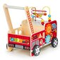 Puidust tegevuskeskus Ecotoys, punane hind ja info | Imikute mänguasjad | kaup24.ee