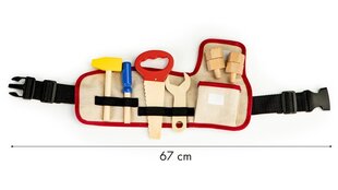 Деревянный ремешок для крепления инструмента Ecotoys DIY цена и информация | Развивающий мелкую моторику - кинетический песок KeyCraft NV215 (80 г) детям от 3+ лет, бежевый | kaup24.ee