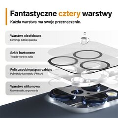 PanzerGlass PicturePerfect iPhone 15 Pro 6.1" | 15 Pro Max 6.7" czarny|black 1137 camera lens цена и информация | Защитные пленки для телефонов | kaup24.ee