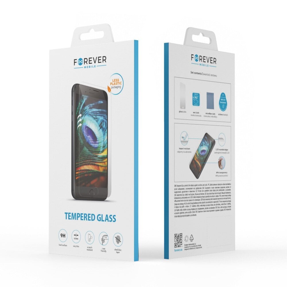 Forever tempered glass hind ja info | Ekraani kaitsekiled | kaup24.ee