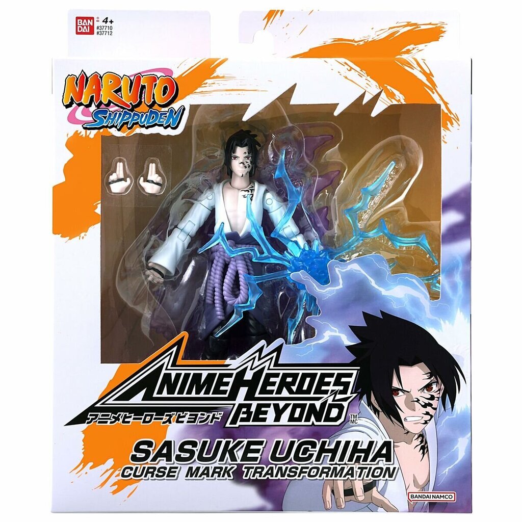 Figuur Bandai Naruto Shippuden Anime Heroes Beyond Sasuke Uchiha hind ja info | Fännitooted mänguritele | kaup24.ee