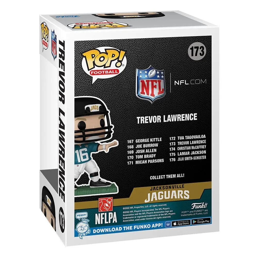 Figuur NFL POP! Jaguars Trevoras Lawrence'as, 9 cm hind ja info | Poiste mänguasjad | kaup24.ee