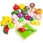Puidust puuviljad Ecotoys, 20 tk hind ja info | Tüdrukute mänguasjad | kaup24.ee