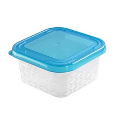 квадратная коробка для продуктов 11,5x11,5см 0,45л цена и информация | Посуда для хранения еды | kaup24.ee