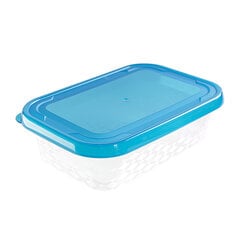 POJEMNIK DO ŻYWNOŚCI PROSTOKATNY BLUE BOX 15,7X22,5CM 1,5L цена и информация | Посуда для хранения еды | kaup24.ee