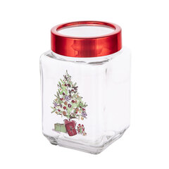 рождественская классическая чаша с красной крышкой 700 мл цена и информация | Посуда для хранения еды | kaup24.ee