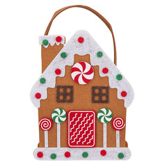 пряничный домик из фетровой сумки цена и информация | Праздничные декорации | kaup24.ee