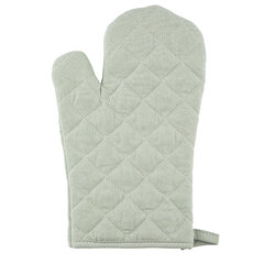 перчатки кухонные 18x28 см 100% хлопок светло-зеленые цена и информация | Кухонные полотенца, рукавицы, фартуки | kaup24.ee