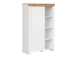 Шкаф BRW Holten, белый/коричневый цена и информация | Шкафы | kaup24.ee