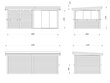 Suveköök Lenna 16,6 m² SET407 liugustega ja halli puidukaitsega hind ja info | Kuurid ja aiamajad | kaup24.ee