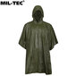 Vihmamantel poncho 5in1 PVC Mil-Tec 203x127 roheline hind ja info | Veekindlad kotid, ümbrised, vihmakeebid | kaup24.ee