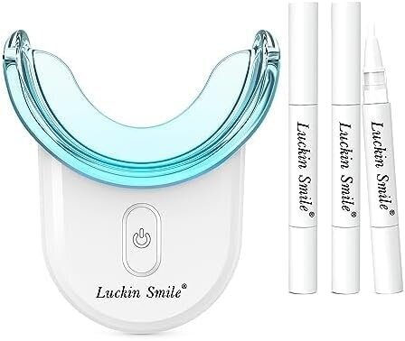 Kodune hammaste valgendamise komplekt Luckin Smile’i, 3 valgendavat geelpliiatsit, valge цена и информация | Suuhügieen | kaup24.ee