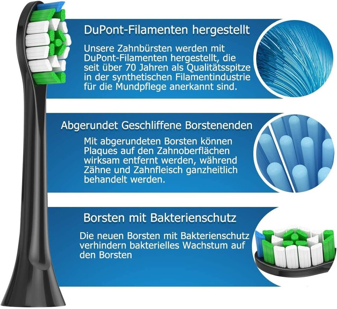 Philips Sonicare Qlebao elektrilised hambaharjapead, 12 tk hind ja info | Elektriliste hambaharjade otsikud | kaup24.ee