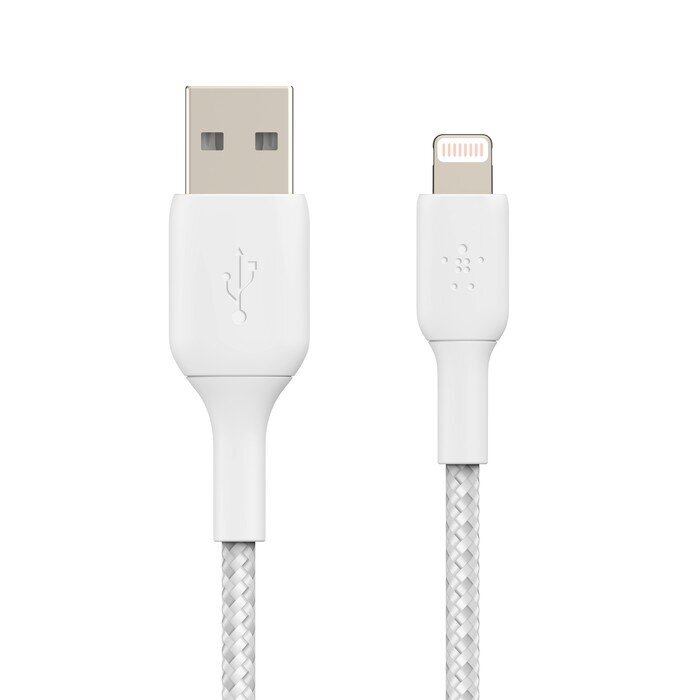 Belkin Boost Charge Braided hind ja info | Mobiiltelefonide kaablid | kaup24.ee