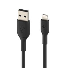 USB кабель Belkin Boost Charge USB-A to Lightning 1m черный цена и информация | Кабели для телефонов | kaup24.ee