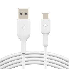 Сетевая зарядка Belkin Boost Charge USB-A 12W + Lightning Cable белая цена и информация | Кабели для телефонов | kaup24.ee