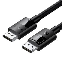 Кабель Ugreen DP114 DisplayPort 1.4 to DisplayPort 1.4 1.0m черный цена и информация | Кабели и провода | kaup24.ee