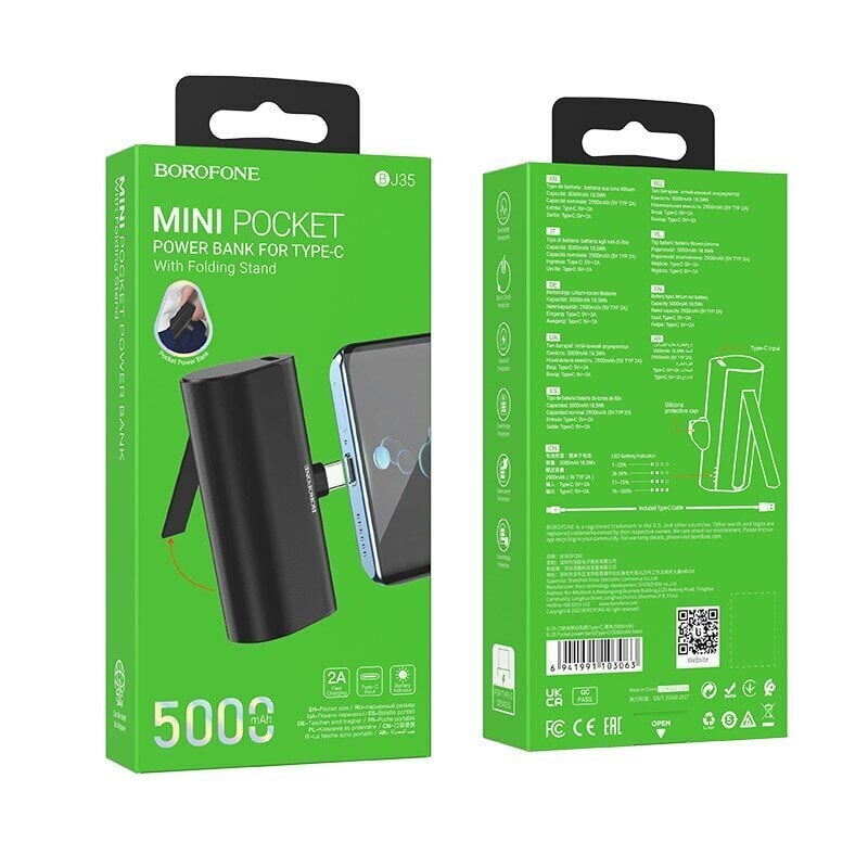 Borofone BJ35 5000 mAh hind ja info | Akupangad | kaup24.ee