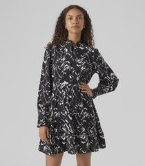 Vero Moda naiste kleit 10300490*01, must/valge hind ja info | Kleidid | kaup24.ee