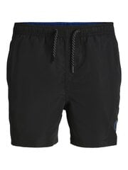 Jack & Jones meeste ujumispüksid 12225961*02, must hind ja info | Ujumispüksid, shortsid | kaup24.ee