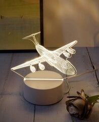 3D LED-öölamp Lennuk hind ja info | Lastetoa valgustid | kaup24.ee