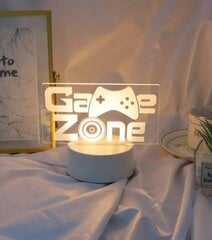 3D LED-öölamp Game Zone hind ja info | Lastetoa valgustid | kaup24.ee