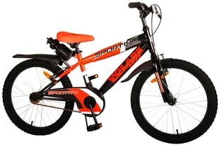 Детский велосипед 18" Volare Sportivo, неоновый оранжевый/черный, 2 ручных тормоза цена и информация | Велосипеды | kaup24.ee