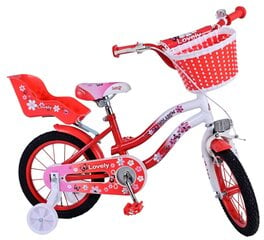 Laste jalgratas 14" Volare Lovely, punane/valge цена и информация | Велосипеды | kaup24.ee