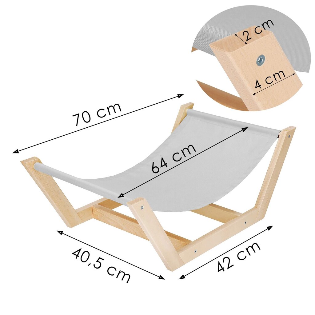 Koerapesa Springos DB0001 70x40 cm hind ja info | Pesad, kuudid | kaup24.ee