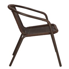 Садовый стул Springos GF1019 коричневый цена и информация | Уличные cтулья | kaup24.ee