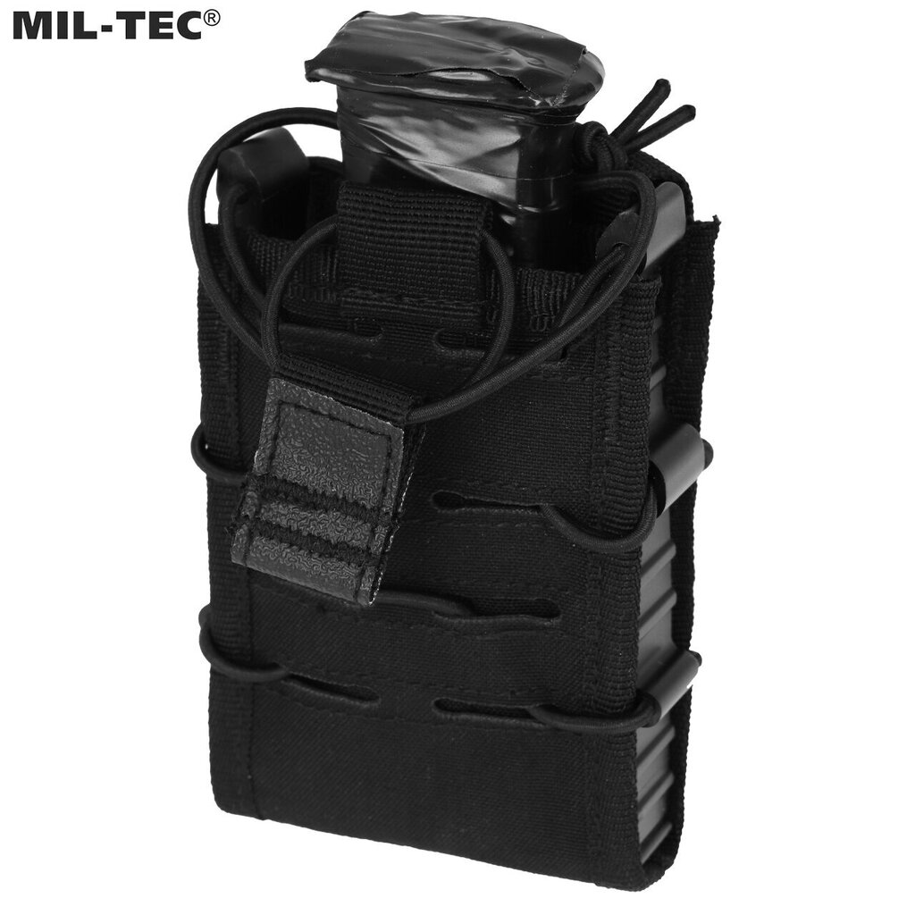 Ühe ajakirja tasku single magazine pouch 1MAG Mil-Tec Mil-Tec AR15 M4 AK Beryl Carrier must цена и информация | Jahindustarbed | kaup24.ee