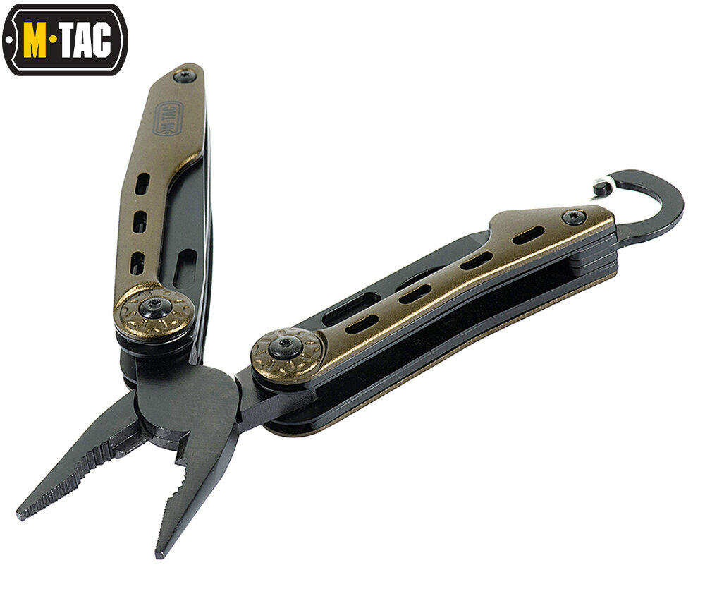 Mitmeotstarbelised tööriistad Multitool Type 5 M-Tac roheline/must + püstolikott цена и информация | Taskunoad, multifunktsionaalsed tööriistad | kaup24.ee