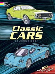 Classic Cars Coloring Book hind ja info | Väikelaste raamatud | kaup24.ee
