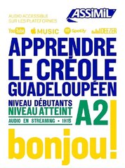 Apprendre Le Creole Gradeloupeen niveau A2 hind ja info | Võõrkeele õppematerjalid | kaup24.ee