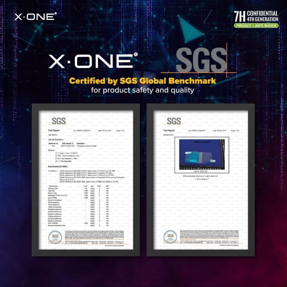 X-one Extreme Shock Eliminator 4th цена и информация | Ekraani kaitsekiled | kaup24.ee