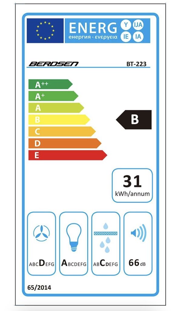 Berdsen BT-223 hind ja info | Õhupuhastid | kaup24.ee