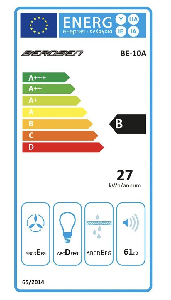Berdsen BE-10-A hind ja info | Õhupuhastid | kaup24.ee