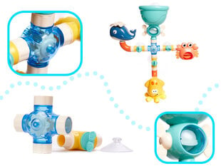 Vannimänguasi mereloomad Lean Toys hind ja info | Imikute mänguasjad | kaup24.ee