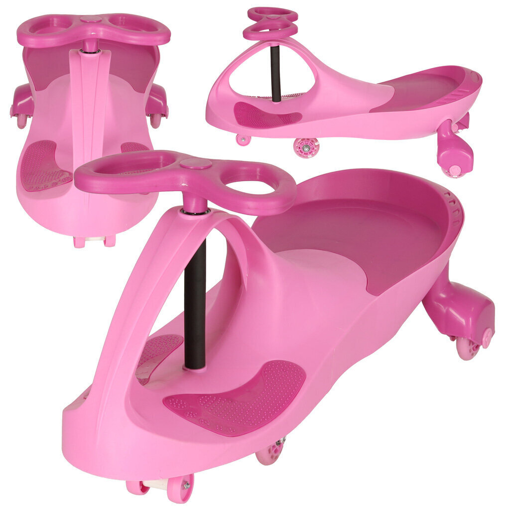 Tõukeratas Gravity Led ratastega Bigjigs, roosa hind ja info | Imikute mänguasjad | kaup24.ee